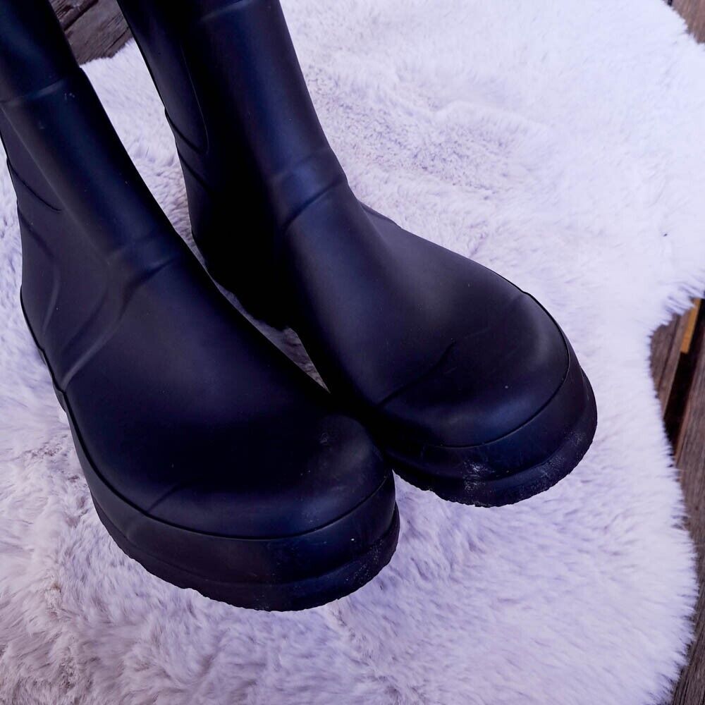 Hunter Boots Women's Size 10 Original Tall Matte Black Rain Boots EUC - Picture 7 of 13